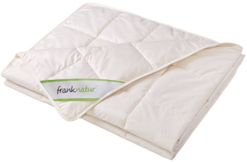 franknatur Naturfaserbettdecke Sommerdecke Lyocell Bio, Füllung: 100% Lyocell/Tencel®, Bezug: 100% Baumwolle kbA, leichte temperaturregulierende Sommer-Bettdecke von franknatur