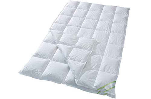 franknatur Bettdecke Vier-Jahreszeitendecke 90% Daune Christina-2, Größe:155x220 franknatur Bettdecke Vier-Jahreszeitendecke 90% Daune Christina-2, Größe:155x220 von franknatur