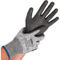 HYGOSTAR unisex Schnittschutzhandschuhe Cut Safe grau Größe 10, 10 Paar von HYGOSTAR