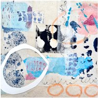 Kleine Original Collage Auf Papier Für Jedes Budget, Hygge Weihnachts - Bildgeschenk, Abstraktes Kunstwerk, Schöne Helle Farben, Handsigniert von frauloukunst