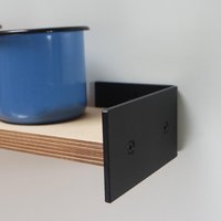 Regal Aus Birke Multiplex Und Stahl 80 cm Holz Industrial Rustikal Wandregal Handgefertigt Schmal Individualisierbar Typ A Regal Aus Birke Multiplex Und Stahl 80 cm Holz Industrial Rustikal Wandregal Handgefertigt Schmal Individualisierbar Typ A von freedaags