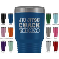 Personalisierter Jiu Jitsu Trainer Geburtstagsgeschenk Becher Für Männer Frauen, Bedeutung Wertschätzung Geschenk, Angepasst Coach Vom Team von freedomlook