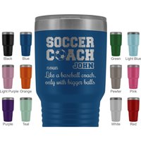 Lustiger Fußball Coach Geburtstagsgeschenk Tumbler Für Frauen Und Männer, Trainer Bedeutung Wertschätzung Geschenk, Aus Team von freedomlook