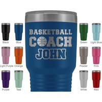 Personalisierte Basketball Coach Geburtstagsgeschenk Tumbler Für Frauen Und Männer, Bedeutung Wertschätzung Geschenk, Aus Team von freedomlook