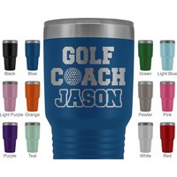 Personalisierte Golf Coach Geburtstagsgeschenk Tumbler Für Frauen Und Männer, Bedeutung Wertschätzung Geschenk, Aus Team von freedomlook