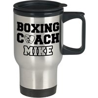 Personalisierter Boxtrainer Geburtstagsgeschenk Reisetasse Männer Frauen, Bedeutung Wertschätzung Geschenk, Coach Reisebecher von freedomlook