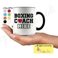 Personalisierter Boxtrainer Geburtstagsgeschenk Tasse Für Männer Und Frauen, Bedeutung Wertschätzung Geschenk, Coach Kaffeebecher Aus Team von freedomlook