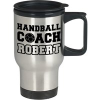 Personalisierter Handball Coach Geburtstagsgeschenk Reisebecher Für Männer Frauen, Bedeutung Wertschätzung Geschenk von freedomlook