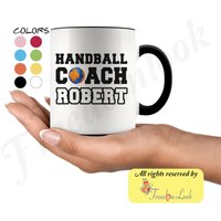 Personalisierter Handball Coach Geburtstagsgeschenk Tasse Für Männer Und Frauen, Bedeutung Wertschätzung Geschenk, Personalisierte Aus Team von freedomlook