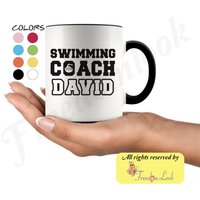 Personalisierter Schwimmcoach Geburtstagsgeschenk Tasse Für Männer Und Frauen, Schwimmtrainer Bedeutung Wertschätzung Geschenk, Personalisierte von freedomlook