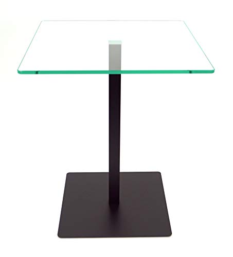 freeroom24 Beistelltisch, Tisch, Couchtisch Johannes in Schwarz matt, 40 x 40 x 70cm von freeroom24