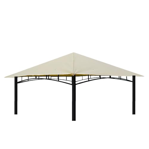 freigarten.de Ersatzdach für Pavillon 3x3 Meter Sand Antik Pavillon Wasserdicht Material: Panama PCV Soft 370g/m² extra stark Modell 3 (Beige) von freigarten.de