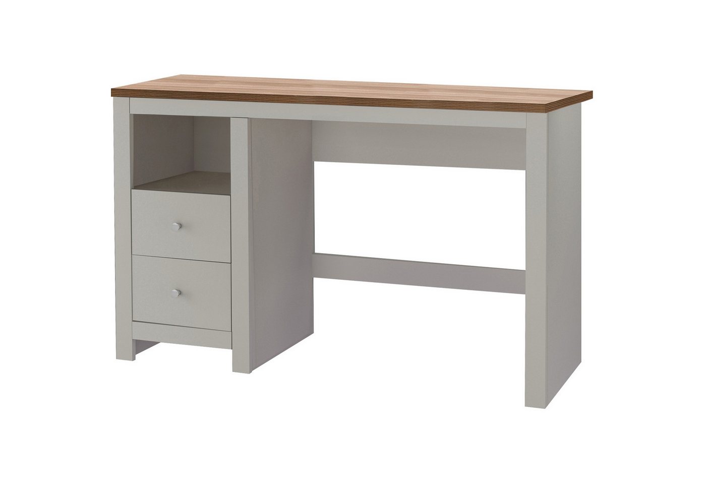 freiraum Arbeitstisch Helmer, in Natur - 120x76x50cm (BxHxT) von freiraum