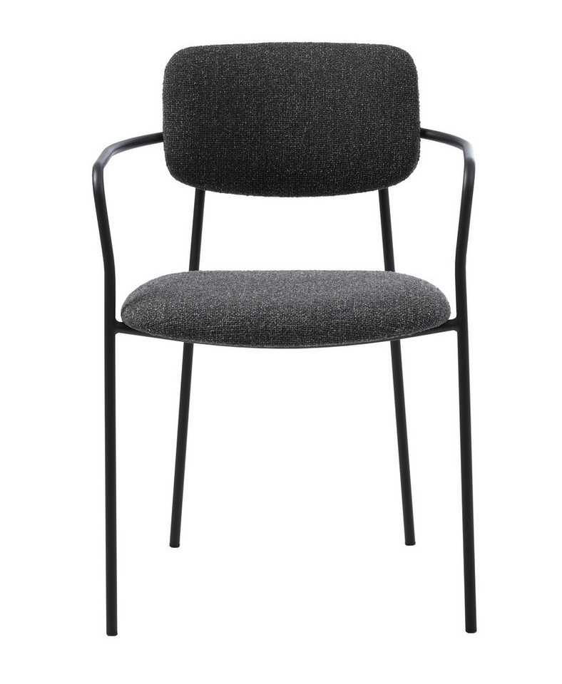 freiraum Armlehnstuhl ZAMA (2er-Set), (2er-Set) in dunkelgrau - 54,5x77x53,5 (BxHxT) von freiraum
