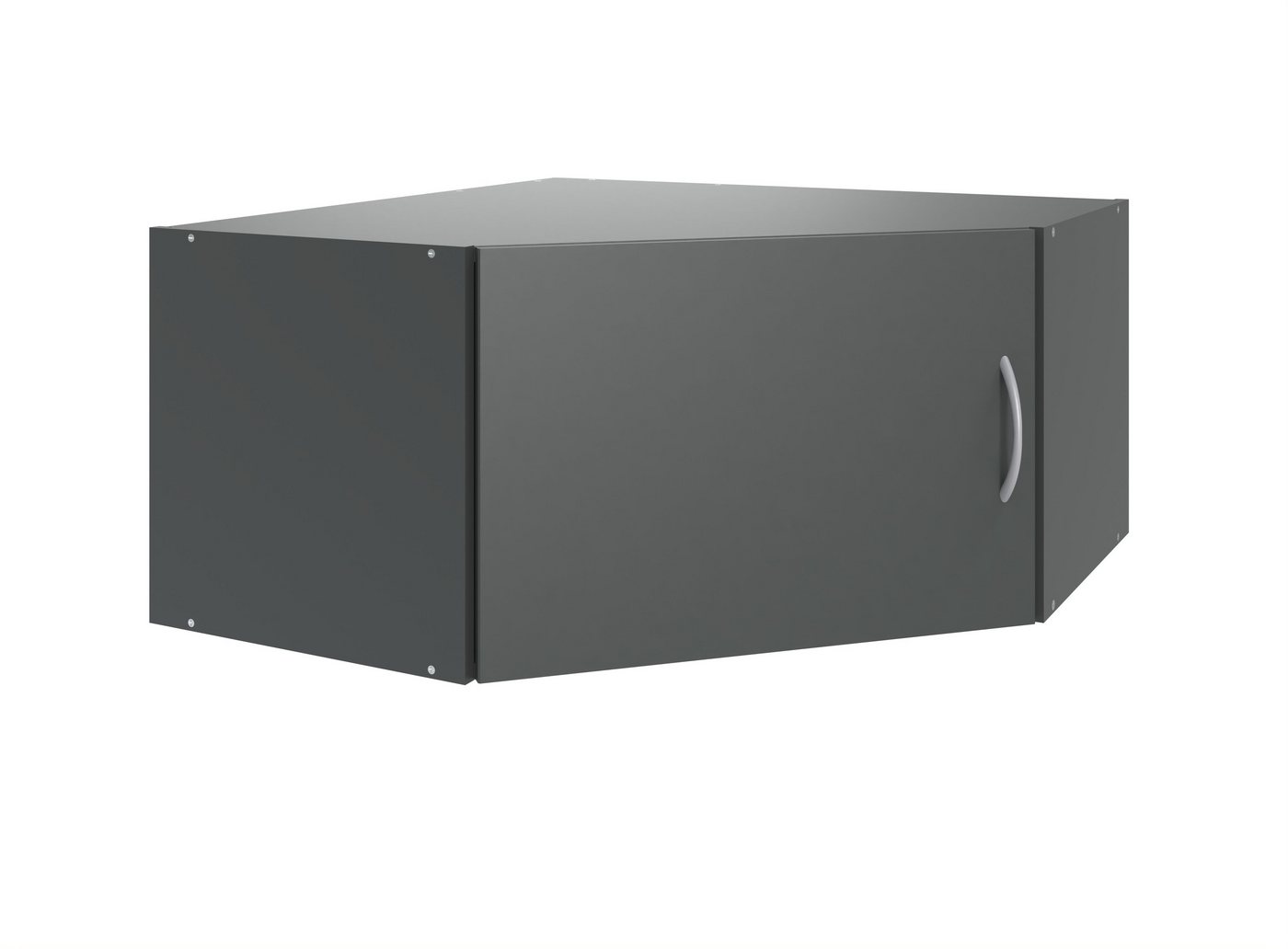 freiraum Aufsatzschrank Multiraumkonzept in Graphit mit einer Tür. Abmessungen (BxHxT) 80x40x80 cm von freiraum