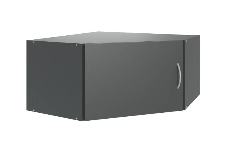 freiraum Aufsatzschrank Multiraumkonzept in Graphit mit einer Tür. Abmessungen (BxHxT) 80x40x80 cm von freiraum