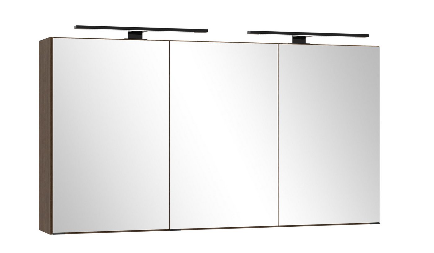freiraum Badezimmerspiegelschrank Lille Canello-Eiche Dekor - 120x64x20 (BxHxT) von freiraum