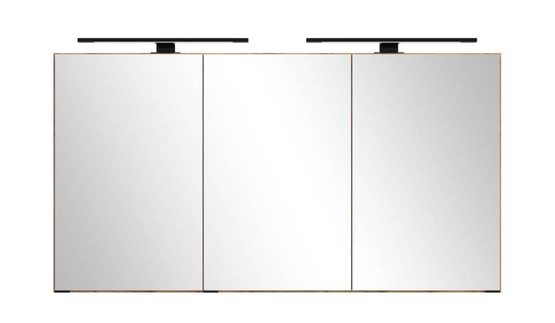 freiraum Badezimmerspiegelschrank Nizza in Wotaneiche-Dekor - 120x64x20cm (BxHxT) von freiraum