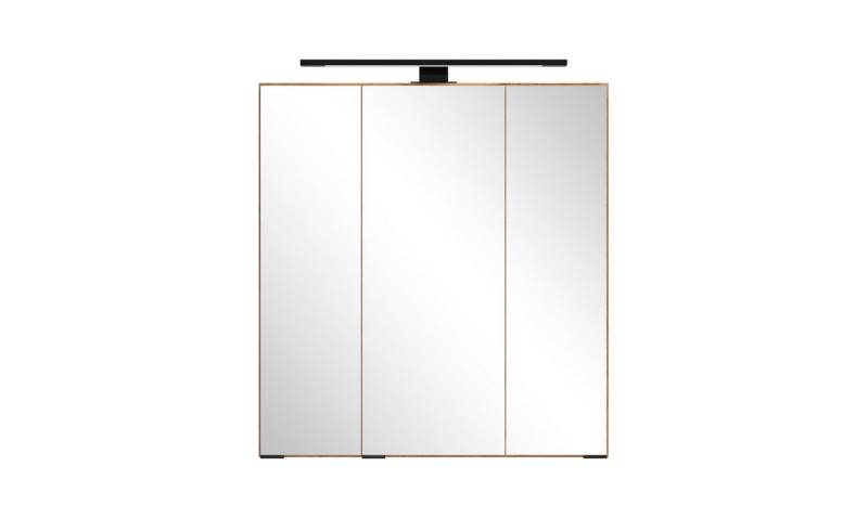 freiraum Badezimmerspiegelschrank Nizza in Wotaneiche-Dekor - 60x64x20cm (BxHxT) von freiraum