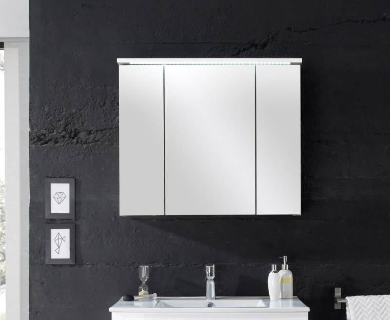 PREISBRECHER Badezimmerspiegelschrank Splash 80 x 68 x 23 cm (B/H/T) von PREISBRECHER