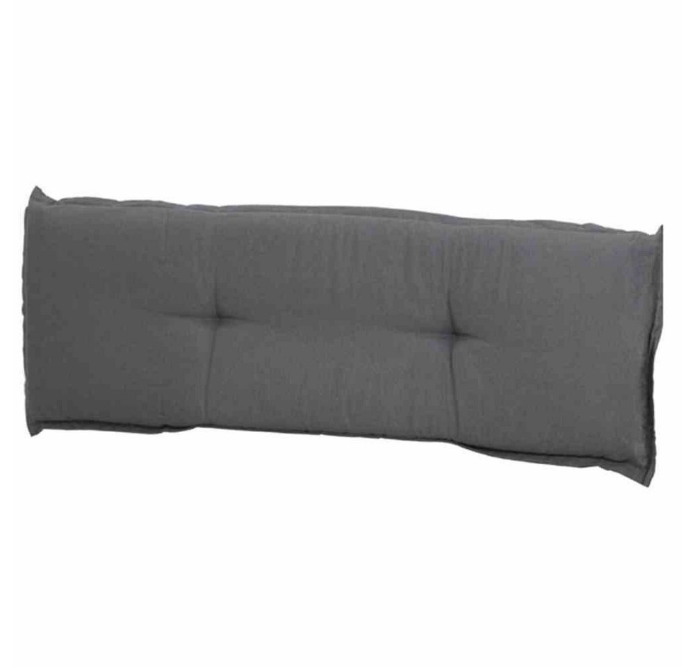 Gartentrends Bankauflage Panama, in grau, 50% Baumwolle, 45% Polyester - 110x8x48cm (BxHxT) von Gartentrends