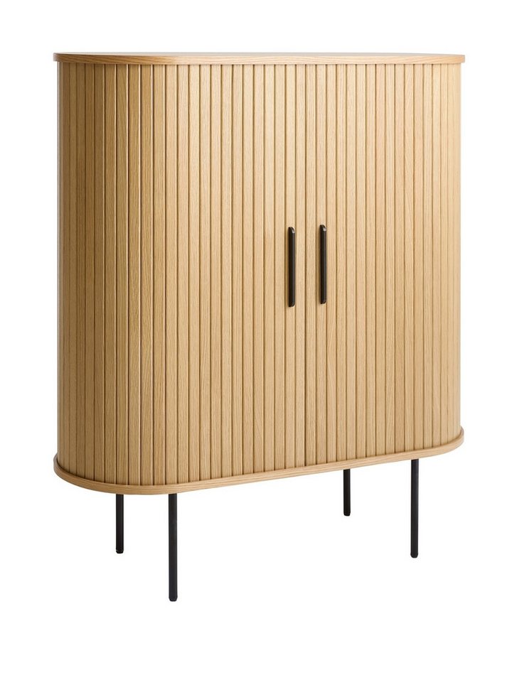 freiraum Barschrank NOLA in Eiche, MDF furniert - 130x75x40cm (BxHxT) von freiraum