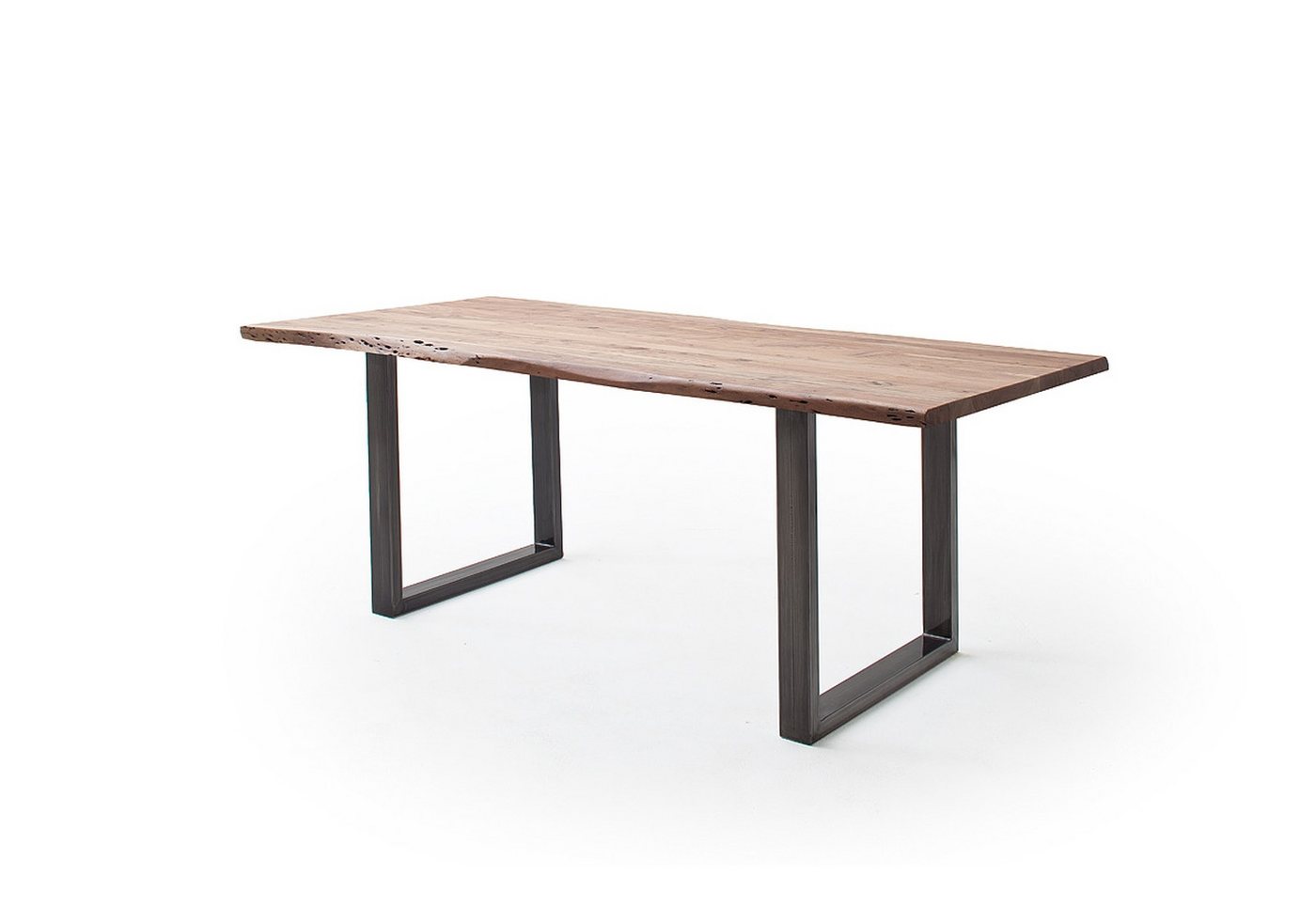 freiraum Baumkantentisch Calabria, in Akazie natur / antik - 200x77,5x100 (BxHxT) von freiraum