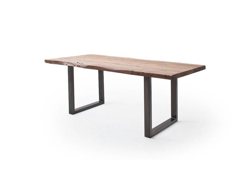 freiraum Baumkantentisch Calabria, in Akazie natur / antik - 240x79,5x100 (BxHxT) von freiraum