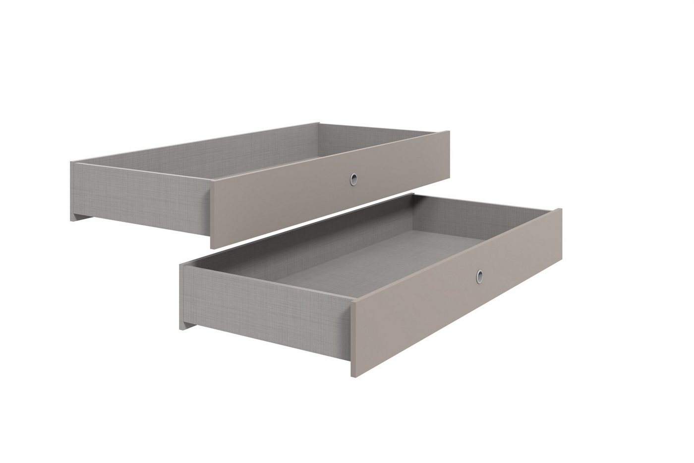 freiraum Bettschubkasten Easy Beds Standard (2er-Set), (2er-Set) SAHARAGRAU - 137x19x116cm (BxHxT) von freiraum