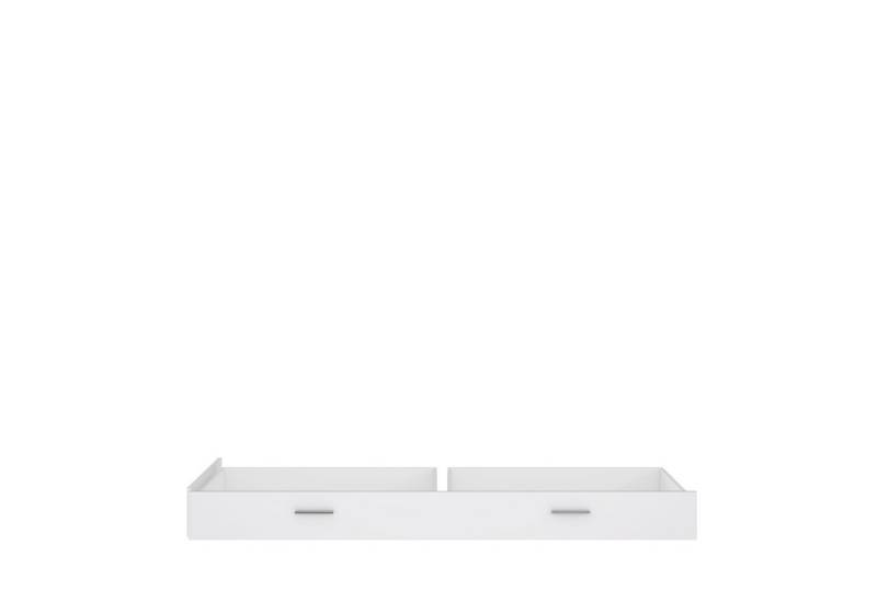 freiraum Bettschubkasten SNOW, in weiß - 199,8x19x68cm (BxHxT) von freiraum