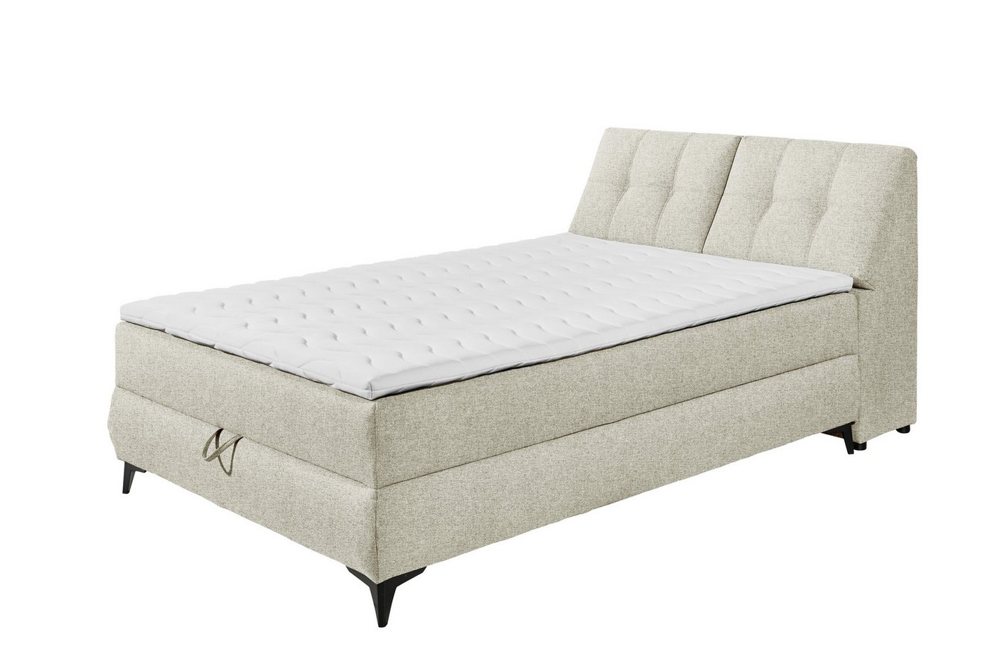 freiraum Boxbett ATLANTIS 6, 140x200 cm Liegefläche, Bezug Ivory - 145x102x240cm (BxHxT) von freiraum