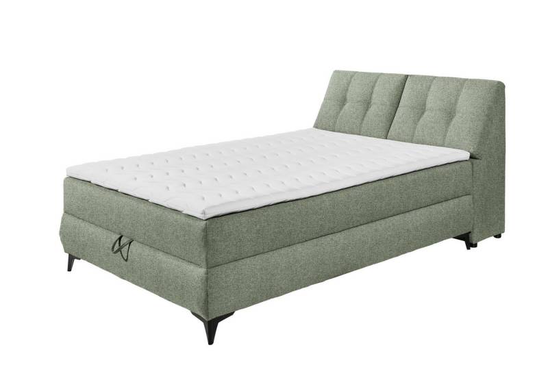 freiraum Boxbett ATLANTIS 6, 140x200 cm Liegefläche, Bezug in olive - 145x102x240cm (BxHxT) von freiraum