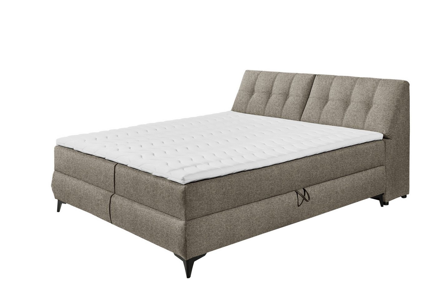 freiraum Boxbett ATLANTIS 6, Liegefläche 180x200 cm, Bezug in espresso - 185x102x240cm (BxHxT) von freiraum