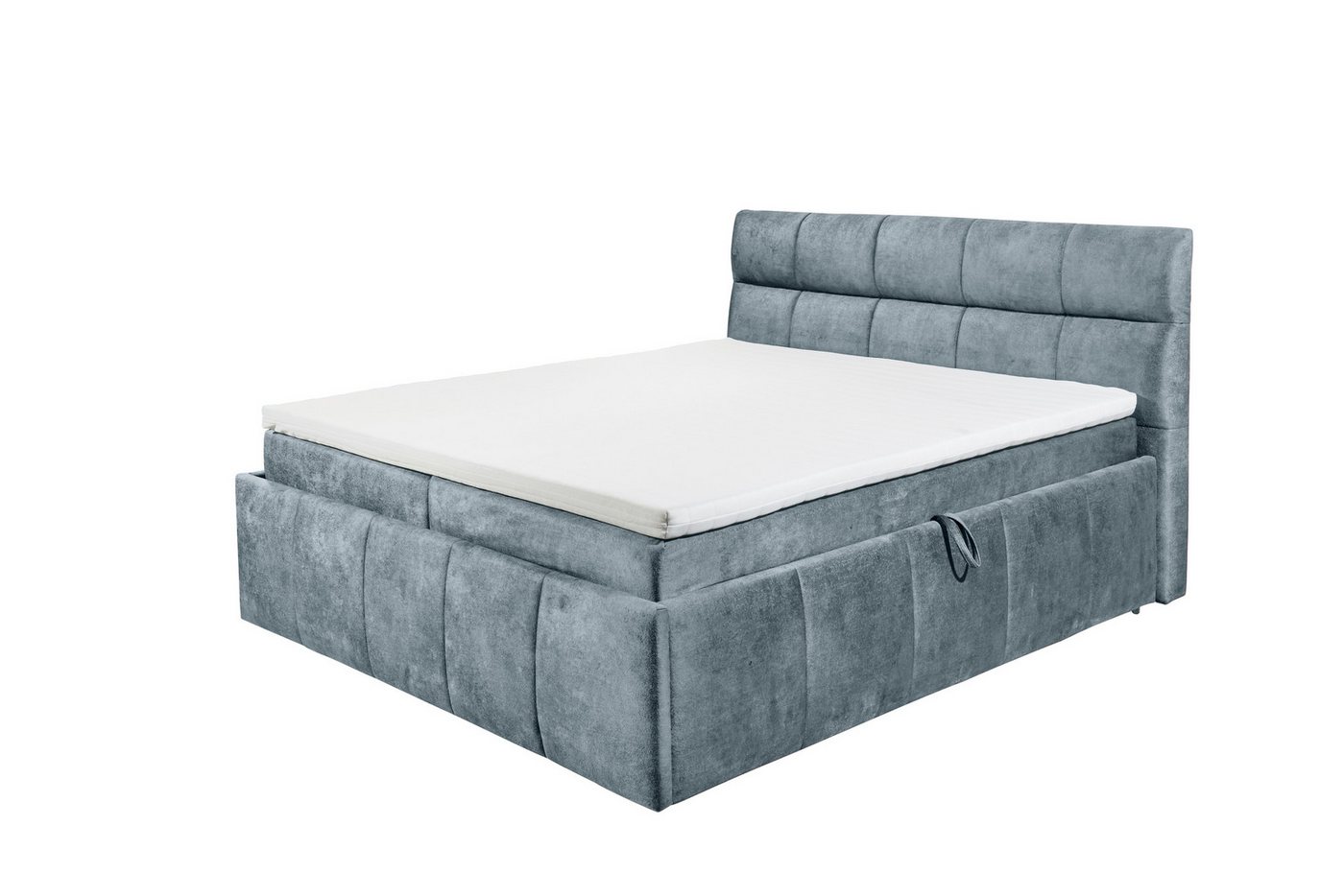freiraum Boxbett AVIDANO 6, 180x200 cm Liegefläche, Bezug in smoke blue - 203x123x213 (BxHxT) von freiraum