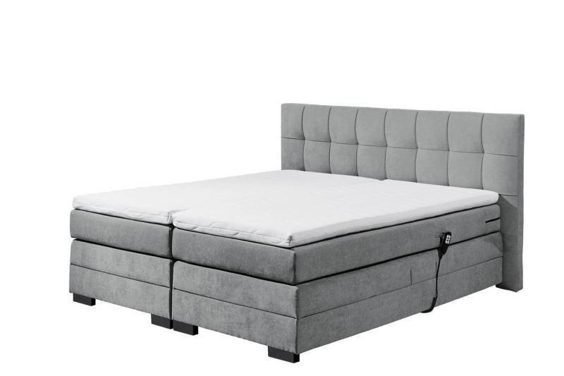freiraum Boxspringbett TALENA, Liegefläche 180x200, Motorverstellung, anthrazit - 202x113x211 (BxHxT) von freiraum
