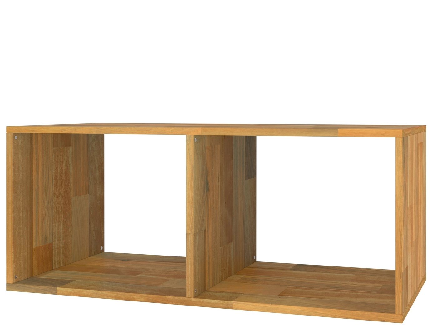 freiraum Bücherregal Gunilla, in Natur, Eiche - 36x141x30cm (BxHxT) von freiraum
