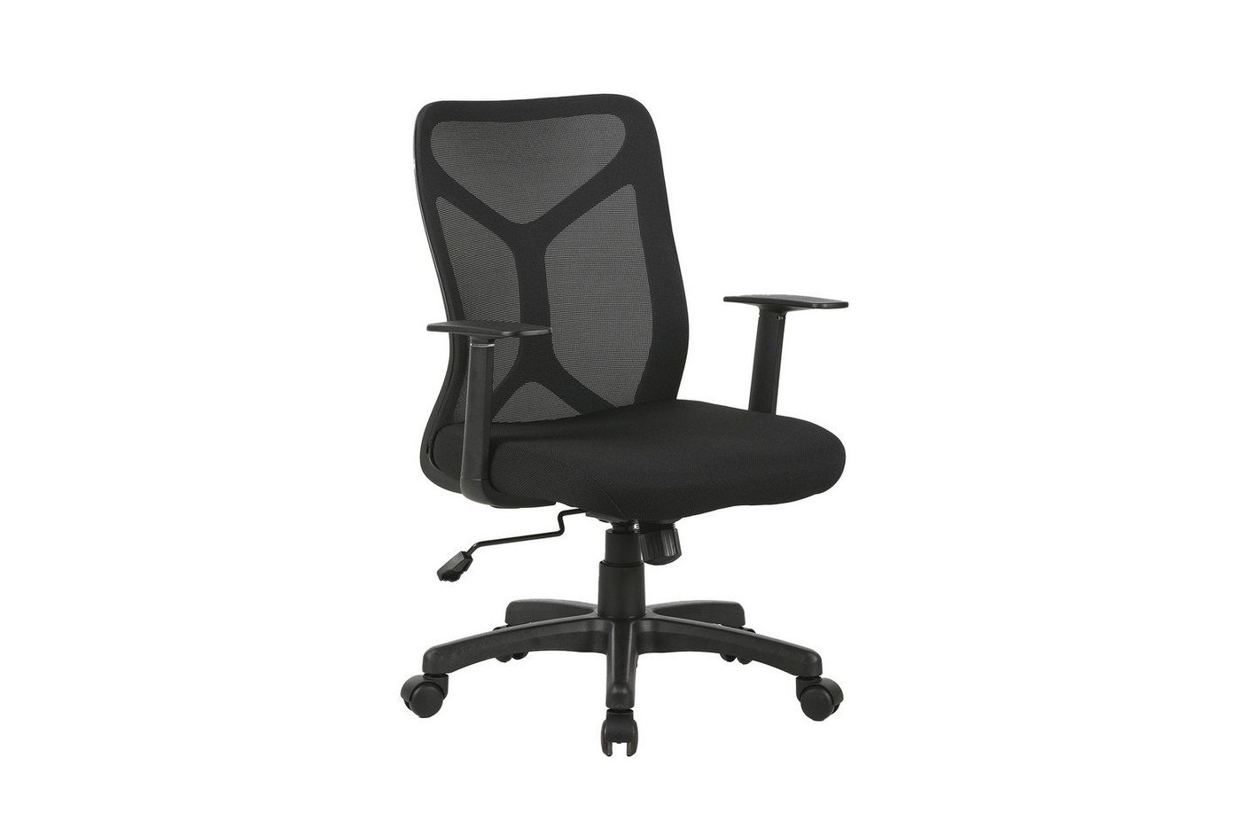 freiraum Bürostuhl BONE (B 61,5, H 91-98,5, T 51,5), in Schwarz 61,5 x 91-98,5 x 51,5 cm (BxHxT) von freiraum