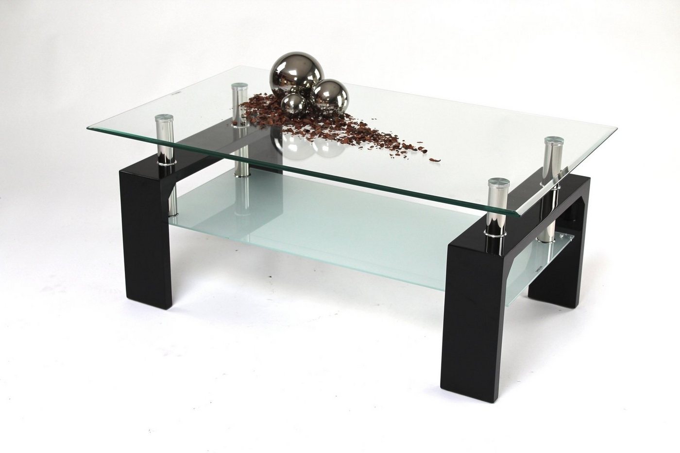 freiraum Couchtisch 126/302-05, in Klarglas, Glas - 100x60cm (BxH) von freiraum