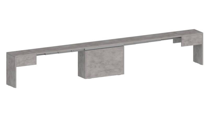 freiraum Essbank Pachino (2er-Set), (2er-Set) in Bronx Beton - 66/290x45x25cm (BxHxT) von freiraum