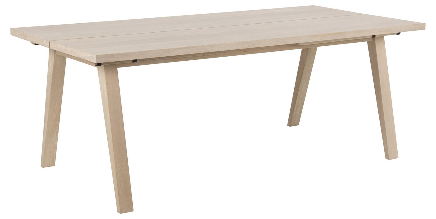 freiraum Esstisch A-Line, in Eiche weiss pigmentiert - 200x74,6x95cm (BxHxT) von freiraum