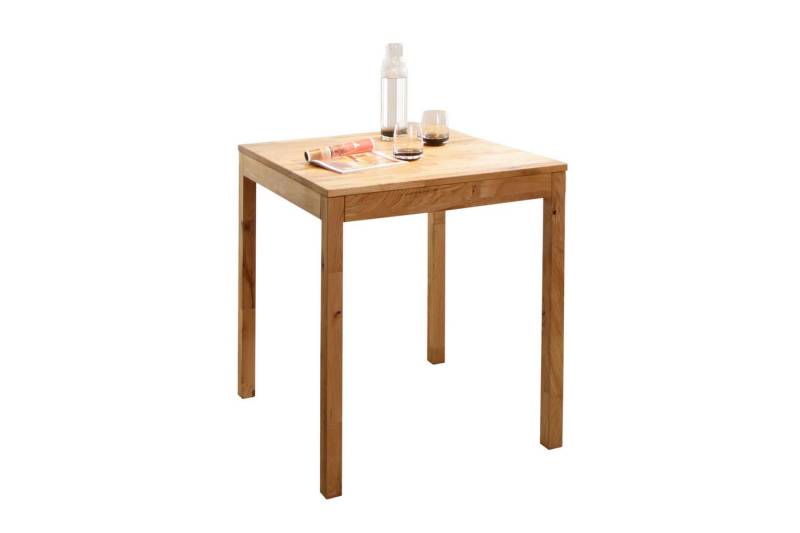 Lebenswert Esstisch TI-0650, Wildeiche mssiv geölt - 70x75x70cm (BxHxT) von Lebenswert