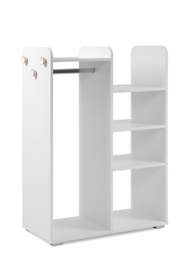 freiraum Garderobe Lala, in weiß - 78x109x39cm (BxHxT) von freiraum