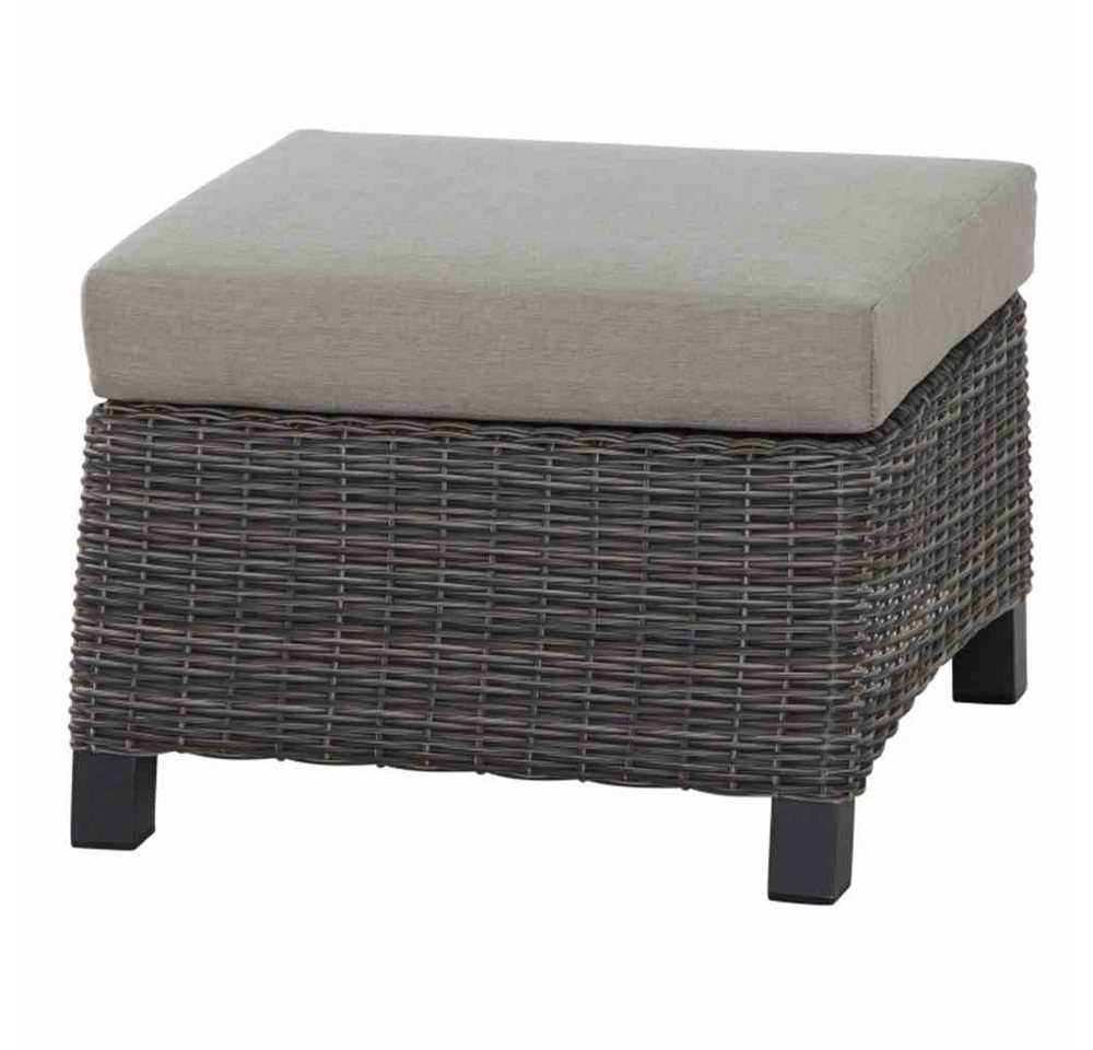 freiraum Gartenlounge-Hocker Corido, in matt anthrazit, charcoal grey, taupe meliert von freiraum