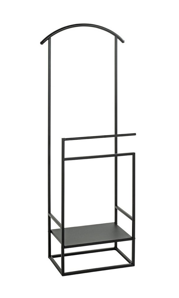 freiraum Herrendiener 47519, in schwarz, Metall - 47x128x26cm (BxHxT) von freiraum