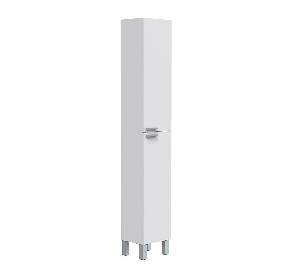 freiraum Hochschrank KONCEPT in weiß glänzend - 30x182x25 (BxHxT) von freiraum
