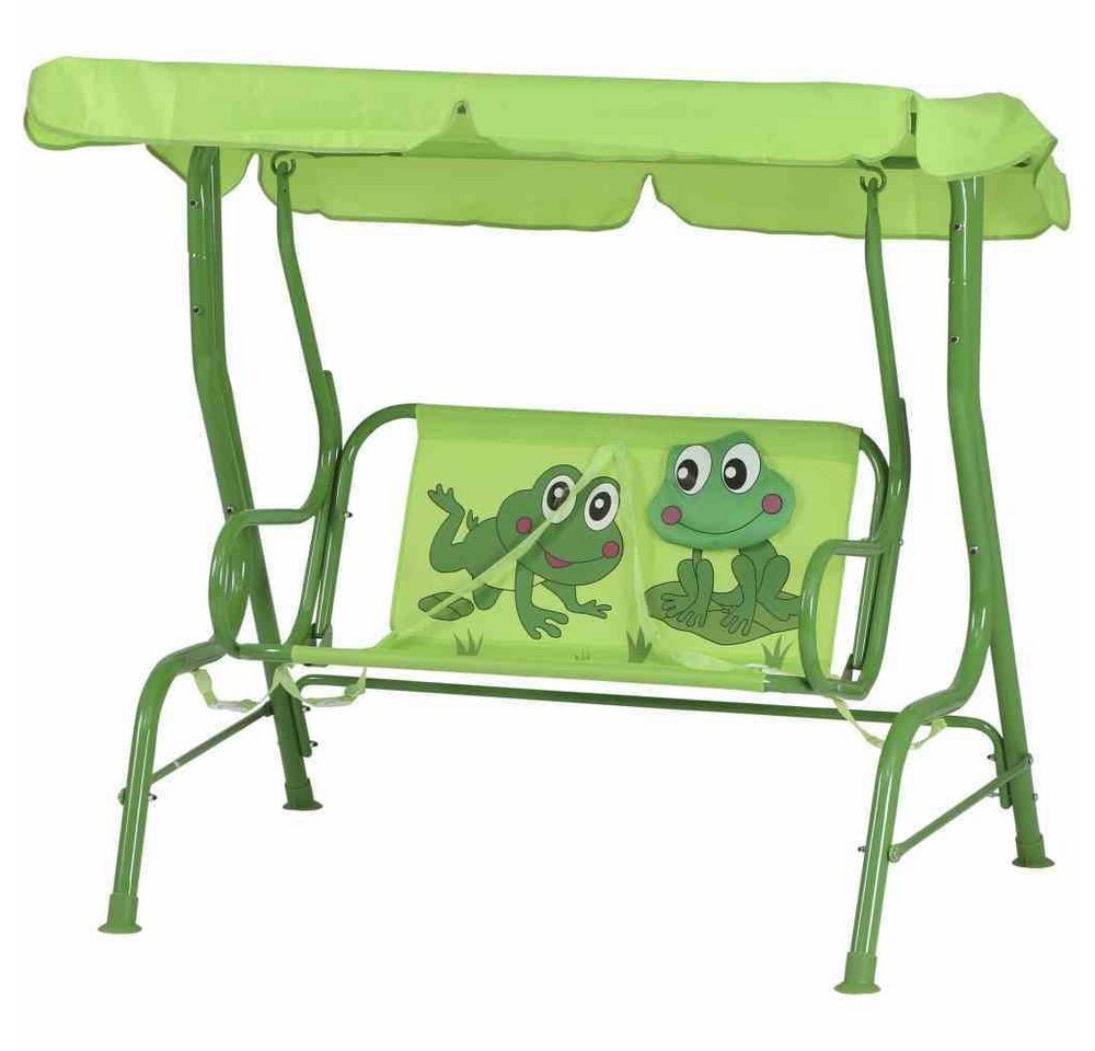 freiraum Hollywoodschaukel Froggy, für Kinder, (für Kinder) in grün - 75x118x115 (BxHxT) von freiraum