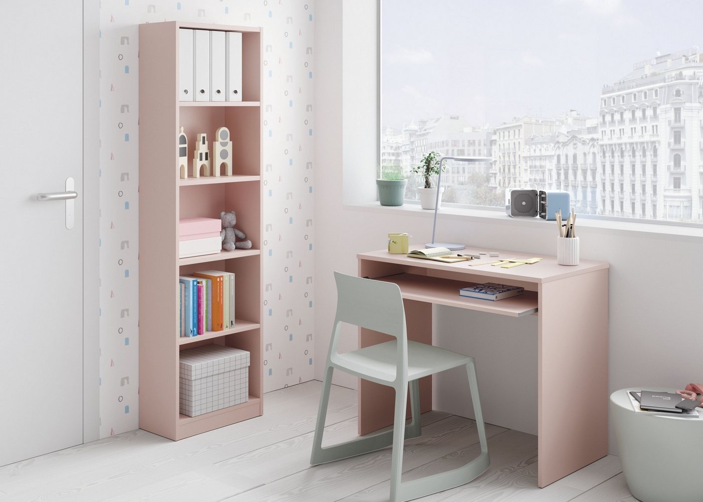 freiraum Jugendzimmer-Set i-JOY, in Rosa - 52x180x25 (BxHxT) von freiraum