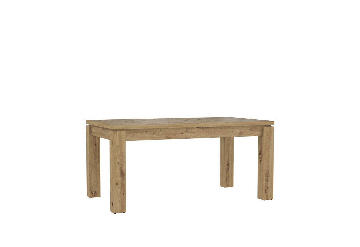 freiraum Kulissentisch TRONDHEIM, ausziehbar bis 206,4cm, Eiche Dekor - 160,4/206,4x76,1x90,4cm (BxHxT) von freiraum