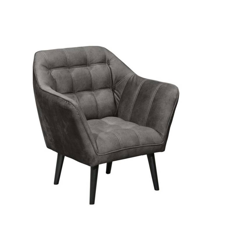 freiraum Loungesessel MAX Sessel, Nosag-Federung, wasserabweisender Bezug espresso - 84x87x70 (BxHxT) von freiraum