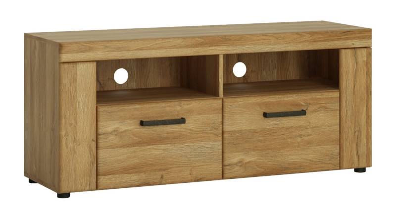 freiraum Lowboard CORTINA, in Grandson Eiche Dekor - 127,6x55,8x40,9 (BxHxT) von freiraum
